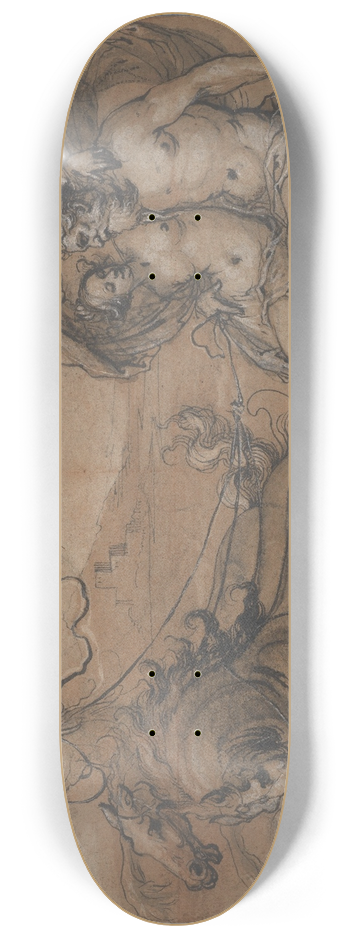Hans Ulrich Franck - Neptune and Amphitrite 8.25 inch art skate deck