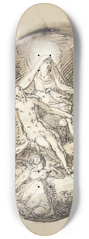 Hans von Aachen - Begrdelsen 8.25 inch art skate deck