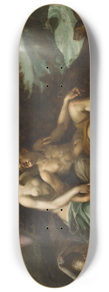 Hans von Aachen - Venus and Adonis 8.25 inch art skate deck