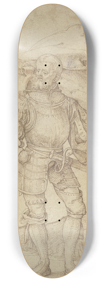 Hans von Kulmbach - Flagbearer 8.25 inch art skate deck