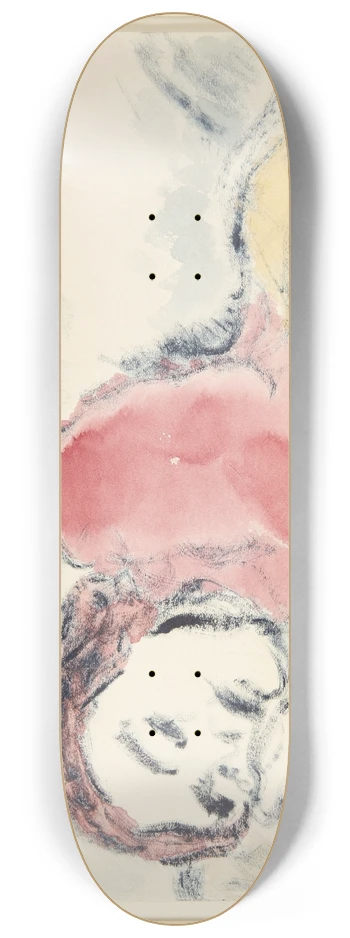Harald Giersing - Sovende pige 8.25 inch art skate deck