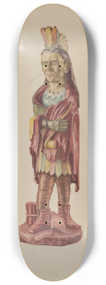 Hardin Walsh - Cigar Store Indian 8.25 inch art skate deck