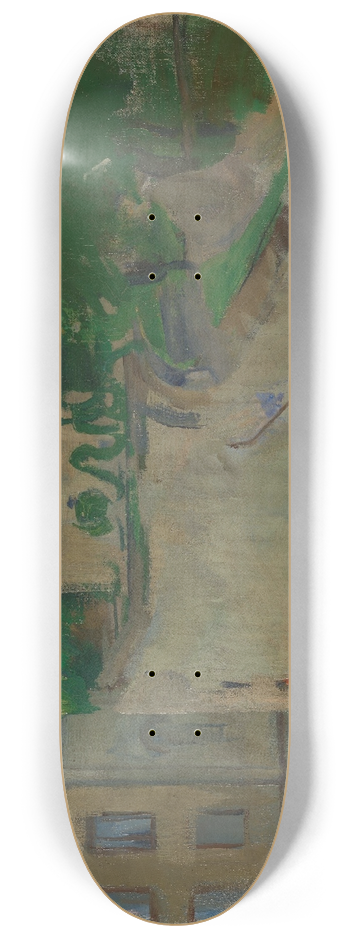 Harriet Backer - View from my Balcony, Hansteensgate 8.25 inch art skate deck