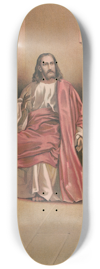 Harris, Jones & Co - Christ comforting his disciples 8.25 inch art skate deck