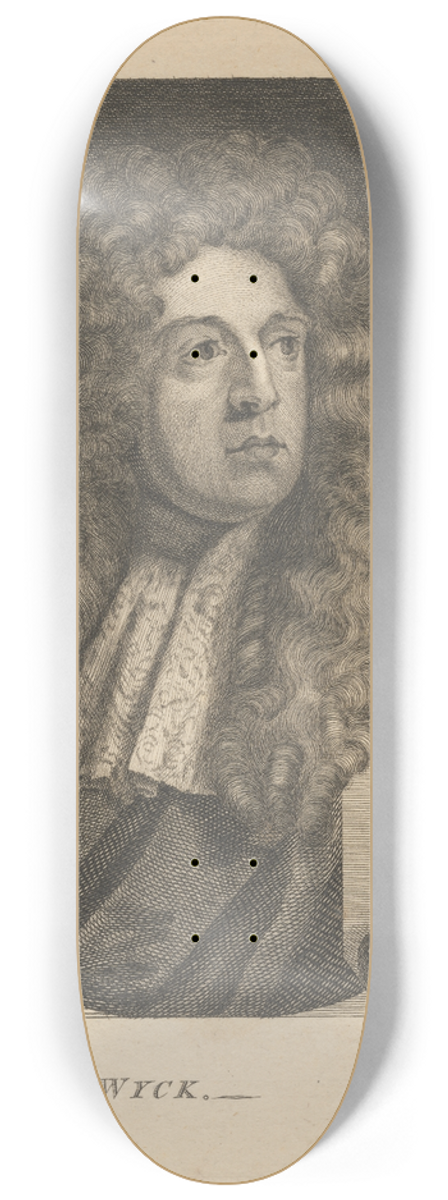 Alexander Bannerman - John Wyck and Thomas Wyck 8.25 inch art skate deck