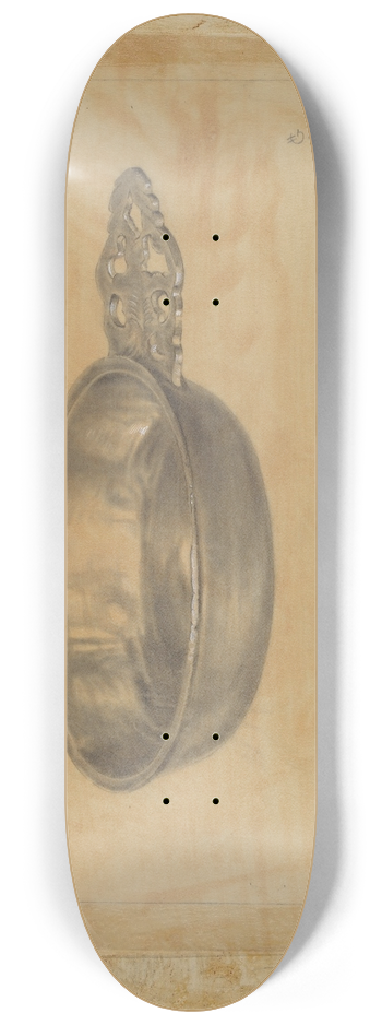Harry Goodman - Pewter Porringer 8.25 inch art skate deck