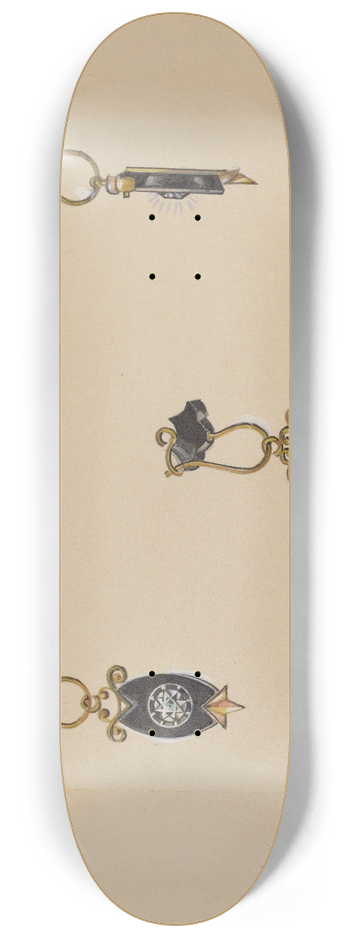 Harry Jennings - Earrings 8.25 inch art skate deck