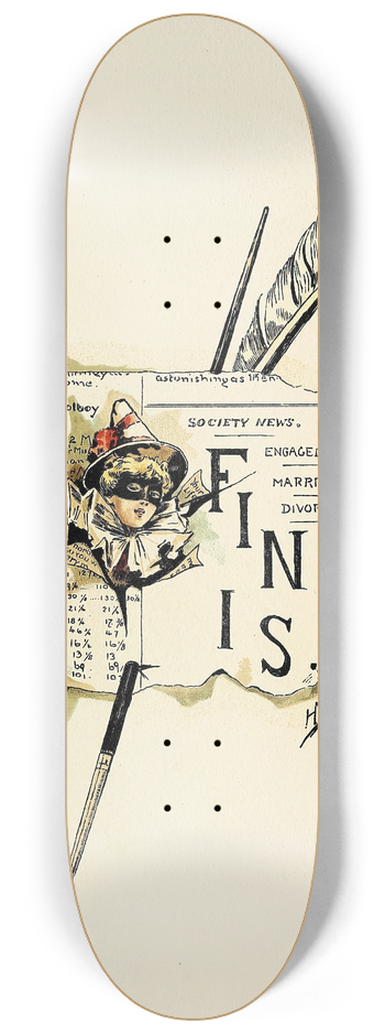 Harry Whitney McVickar - Matrimonial advice pl18 8.25 inch art skate deck