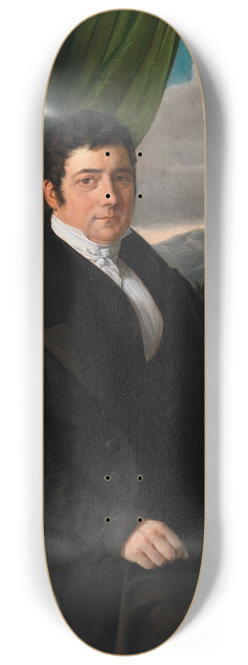 Heinrich Beltz - Portrait Burckhardt-Bischoff 8.25 inch art skate deck