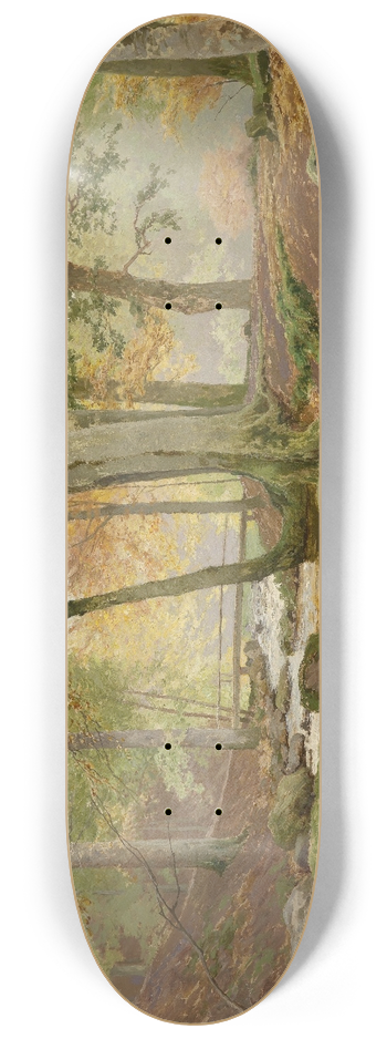 Heinrich Bhmer - Waldlandschaft 8.25 inch art skate deck
