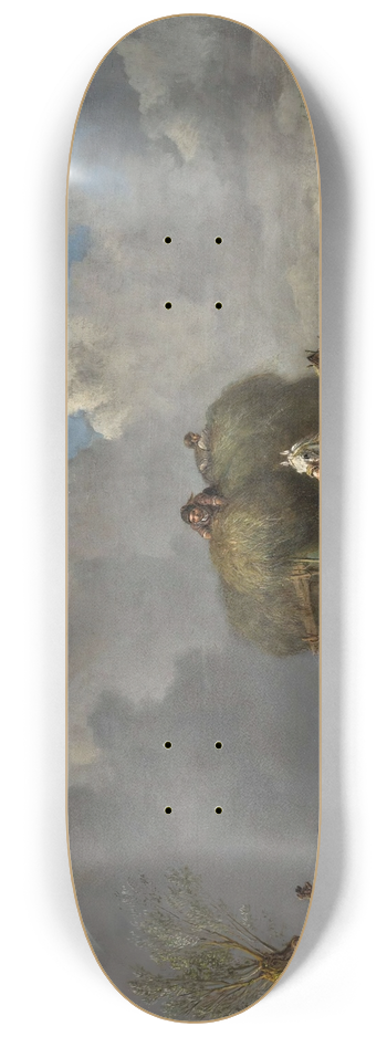 Heinrich Brkel - The Hay Harvest 8.25 inch art skate deck