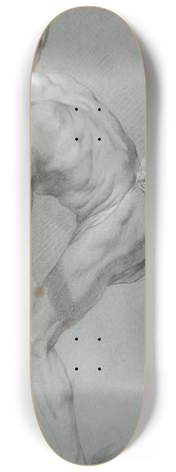 Heinrich Dittmers - Stende foroverbjet mandlig model med strakte arme 8.25 inch art skate deck