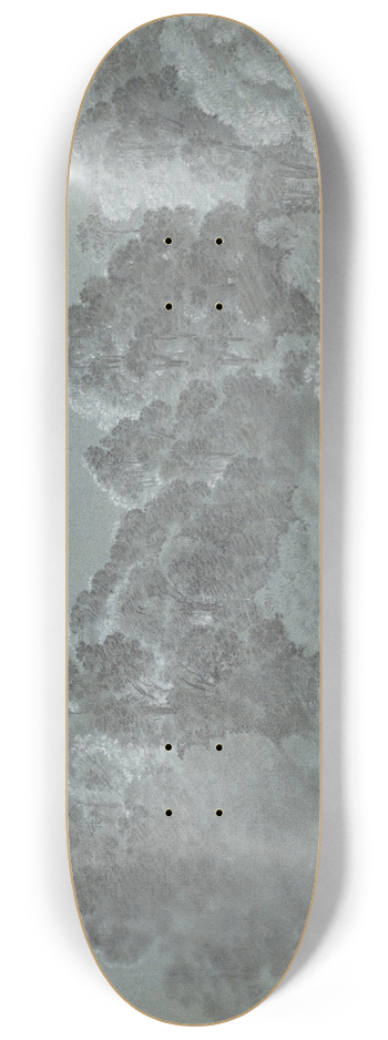 Heinrich Rieter - Forest Treetops Struck by Light 8.25 inch art skate deck