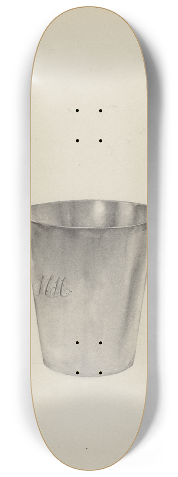 Helen Blumenstiel - Silver Beaker 8.25 inch art skate deck
