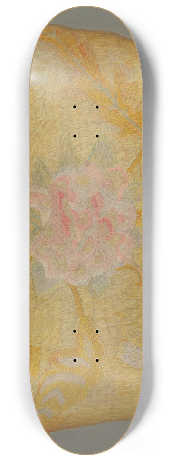 Helen E. Gilman - Crewel Embroidery 8.25 inch art skate deck