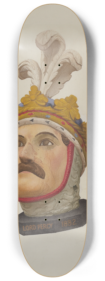 Helen E. Gilman - Figurehead 8.25 inch art skate deck