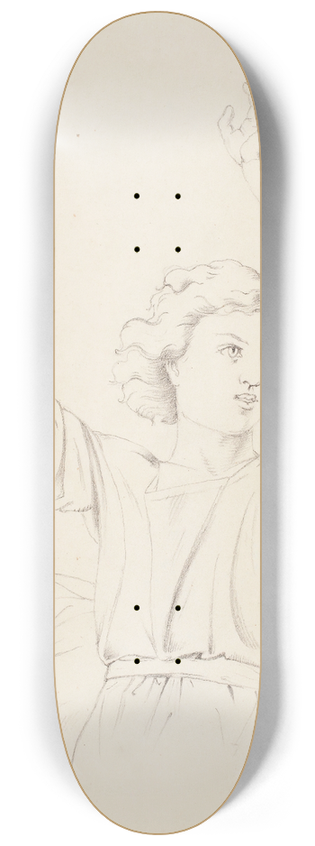 Helene Schjerfbeck - Dancing Girl 8.25 inch art skate deck