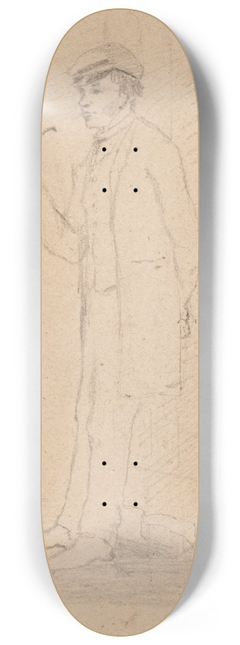 Helene Schjerfbeck - Nuori mies ja piippu 8.25 inch art skate deck