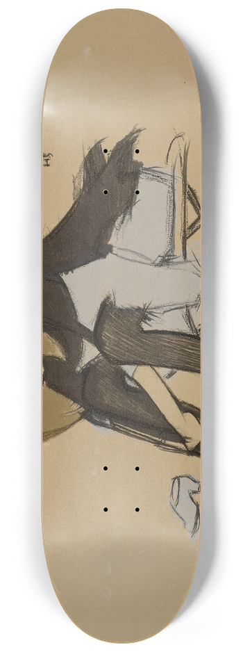 Helene Schjerfbeck - Silk Shoes 8.25 inch art skate deck