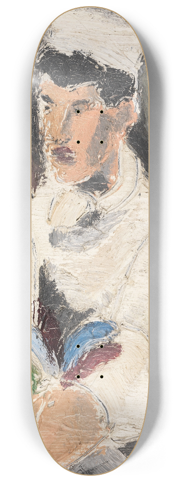 Helmut Kolle - Le cuisinier et le coq 8.25 inch art skate deck