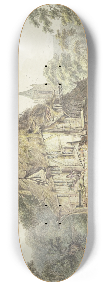 Hendrik Meyer - Eine Wassermhle mit vielen Figuren 8.25 inch art skate deck