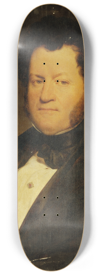 Hendrik Scheffer - Portrait dhomme. 8.25 inch art skate deck