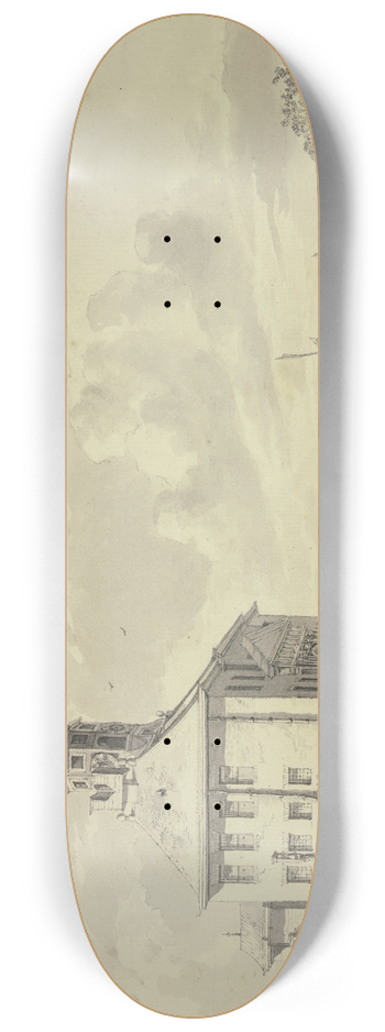 Hendrik Schepper - Gezigt langs de Muyder Poord na de Wisepper 8.25 inch art skate deck