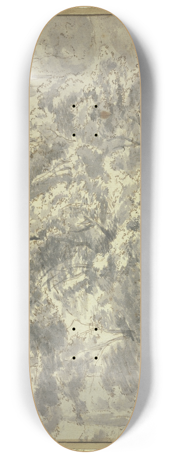 Hendrik Verschuring - Tree section by the water 8.25 inch art skate deck