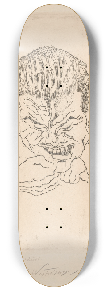Henri Braakensiek - Idioot 8.25 inch art skate deck
