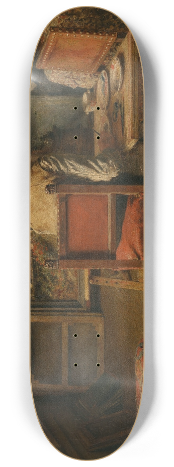 Henri de Braekeleer - The Retoucher 8.25 inch art skate deck