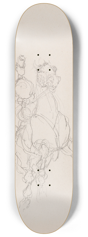 Henri de Toulouse-Lautrec - Amazone 8.25 inch art skate deck
