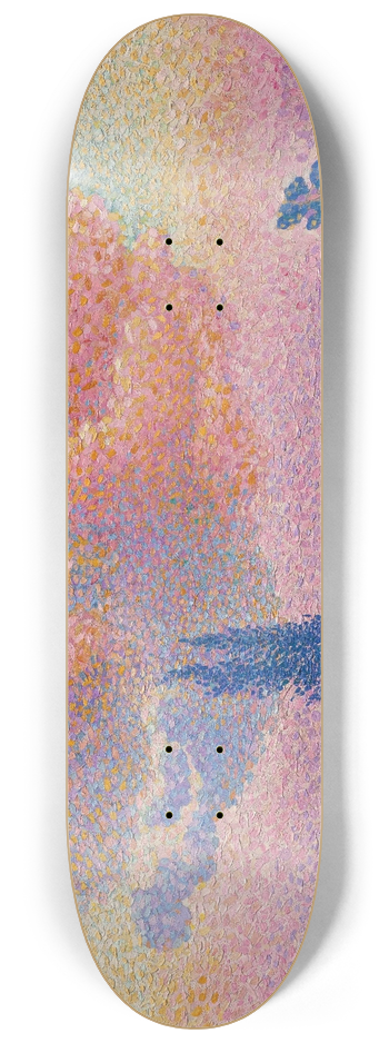 Henri-Edmond Cross - The Pink Cloud 8.25 inch art skate deck