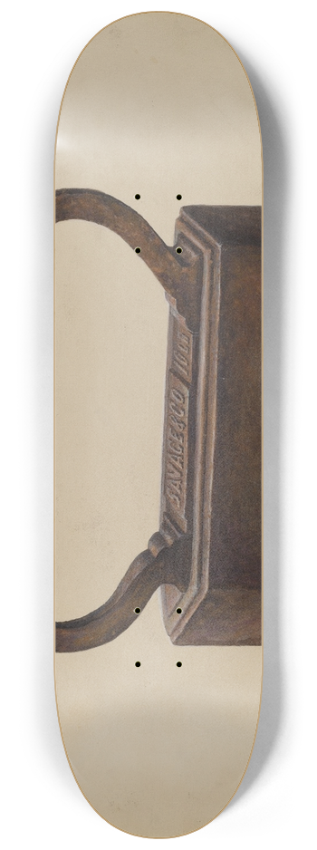 Henrietta S. Hukill - Tailors Goose Iron 8.25 inch art skate deck