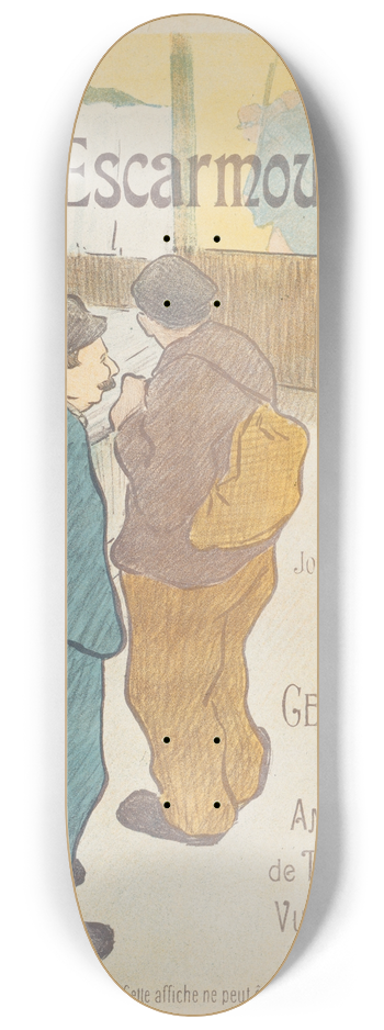 Henri-Gabriel Ibels - Lescarmouche 8.25 inch art skate deck