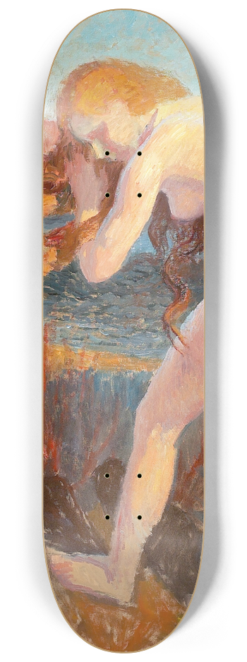 Henrik Schouboe - Landskab med ngen kvinde 8.25 inch art skate deck