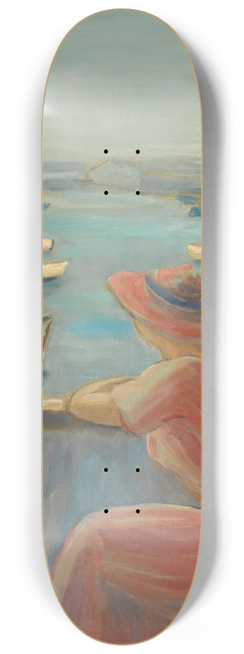 Henri Lebasque - Devant La Fentre, Ile Dyeu 8.25 inch art skate deck