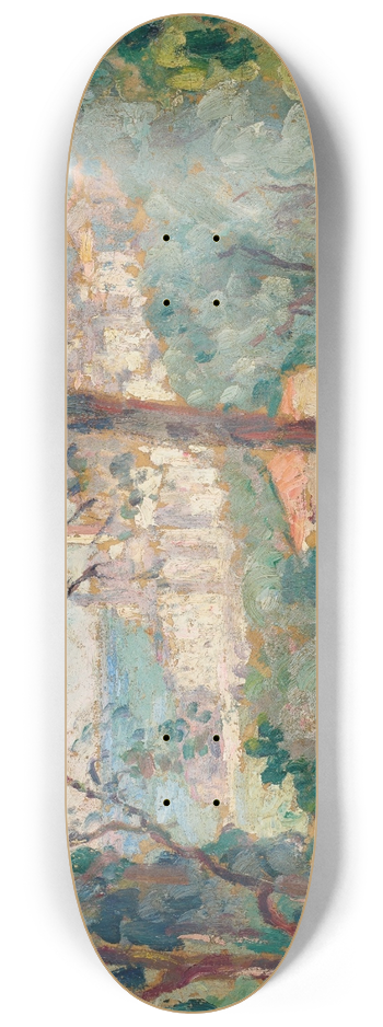 Henri Lebasque - Le Village 8.25 inch art skate deck