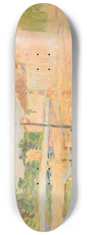 Henri Lebasque - Pniches Au Bord De La Marne 8.25 inch art skate deck