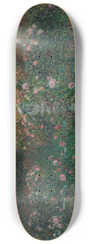 Henri Le Sidaner - Le Pavillon, Gerberoy 8.25 inch art skate deck