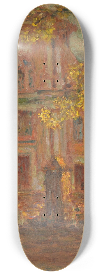 Henri Le Sidaner - Lglise, Dolceacqua 8.25 inch art skate deck