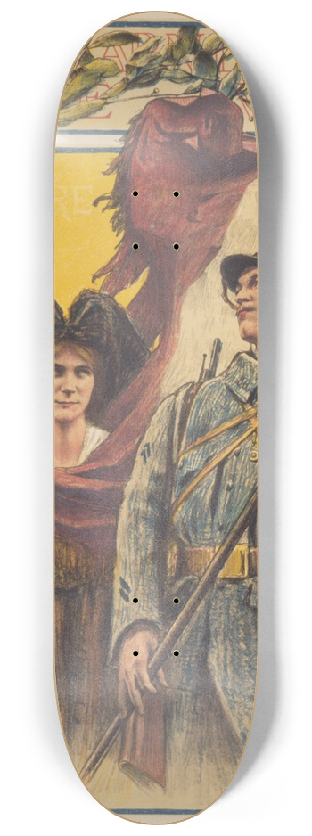 Henri Paul Royer - Souscrivez  lEmprunt de la Libration 8.25 inch art skate deck