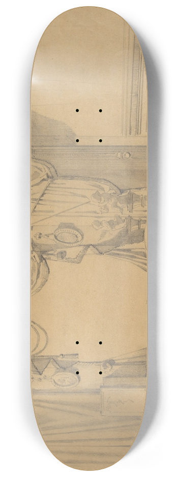 Henri Perron - Design for a bedroom 8.25 inch art skate deck