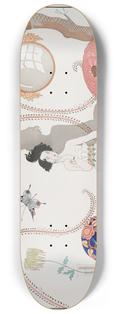 George Barbier - Minhuit  ou lappartement a la mode 8.25 inch art skate deck