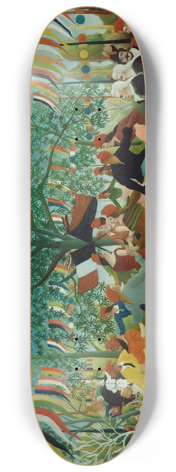Henri Rousseau - A Centennial of Independence 8.25 inch art skate deck