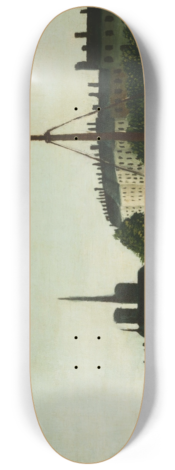 Henri Rousseau - Notre Dame 8.25 inch art skate deck