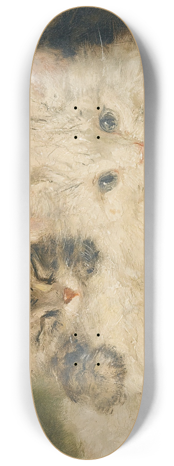 Henritte Ronner-Knip - Two Kittens 8.25 inch art skate deck