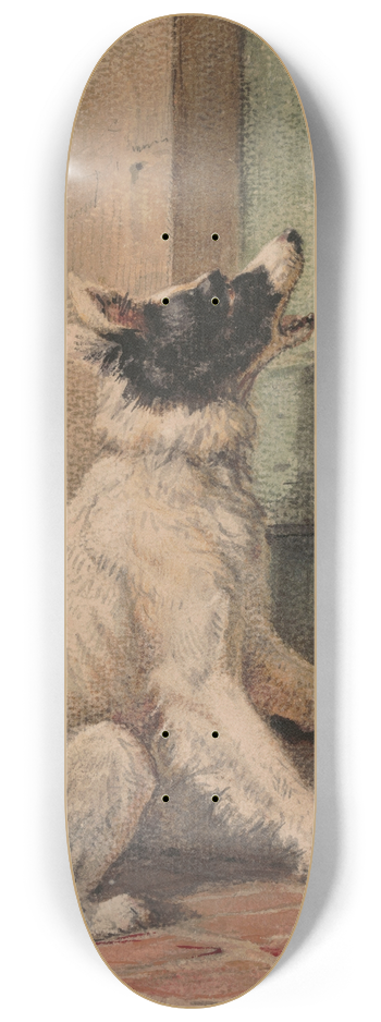 Henritte Ronner-Knip - Waiting 8.25 inch art skate deck