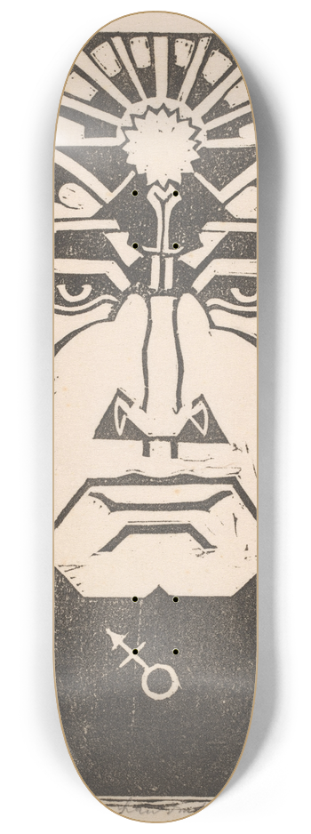 Henri van der Stok - Mars 8.25 inch art skate deck
