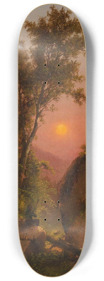 Henry Ary - View from the Bluff, Sunset 8.25 inch art skate deck