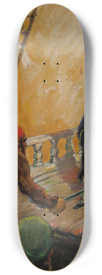 Henry Cruse Murphy - Attack on the High Seas 8.25 inch art skate deck